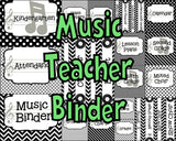 Teacher Binder - Black and White Patterns