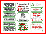 Beethoven Composer of the Month (December) Bulletin Board Kit