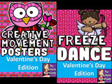 Valentine's Day Freeze Dance and Creative Movement