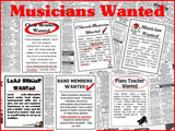 Musicians Wanted Bulletin Board Kit-Careers in Music