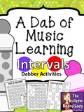 Dabber Activities for Music Class – INTERVALS