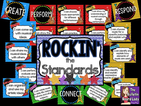 National Music Education Standards – Rock Star Theme