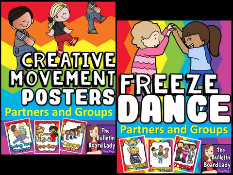 Partners and Groups Freeze Dance and Creative Movement