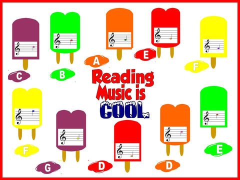 Reading Music is Cool Bulletin Board