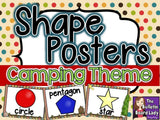 Shape Posters Camping Theme