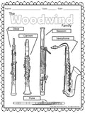 Instrument Coloring Sheets