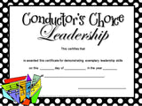 Music Certificates for End of the Year
