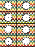 Schedule Cards - Camping Theme
