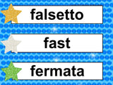 Music Word Wall Set – Rock Star Theme