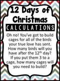 Calculating Christmas -Christmas Math Bulletin Board