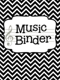 Teacher Binder - Black and White Patterns