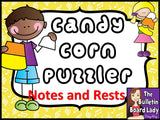 Notes and Rests Candy Corn Puzzles