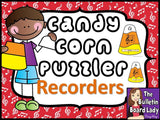 Recorder Candy Corn Puzzles