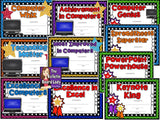 Computer Lab Award Certificates