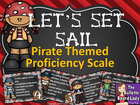 Proficiency Scale - Pirate Theme
