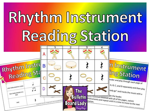 Rhythm Instrument Reading Station