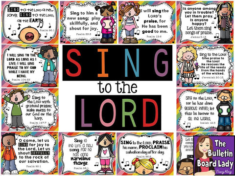 Sing to the Lord Bulletin Board