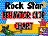 Behavior Clip Chart - Rock Star Theme