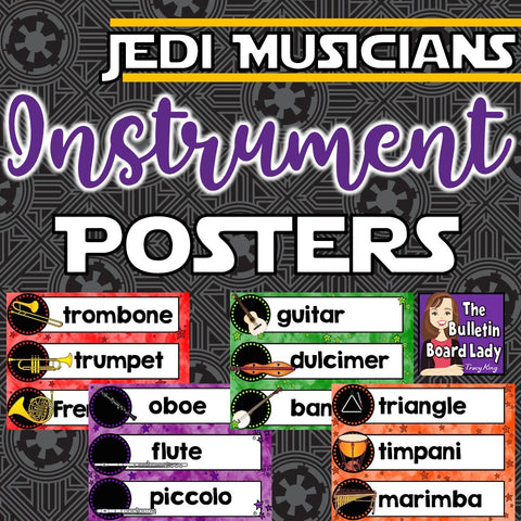 Instrument Posters Jedi Musicians