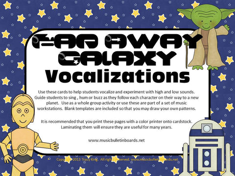 Vocal Exploration/Singing Visual Aids: Far Away Galaxy