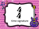 Music Symbol Posters – Rock Star Theme