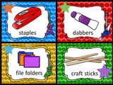 Supply Labels - Rock Star Theme