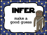 Test Prep Testing Words Bulletin Board Set of 42: Far Away Galaxy