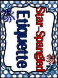 Star Spangled Banner Etiquette Bulletin Board