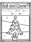 Music Roll and Cover - Christmas