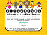 Vocal Exploration/Singing Visual Aids: Yellow Brick Road