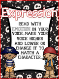Fluency Posters Pirate Theme: Be a Swashbuckling Reader!