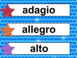 Music Word Wall Set – Rock Star Theme