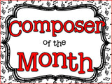 Composer of the Month Franz Liszt-Bulletin Board and Writing Activities