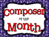 Composer of the Month George Gershwin-Bulletin Board and Writing Activities
