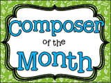 Composer of the Month Leonard Bernstein-Bulletin Board and Writing Projects