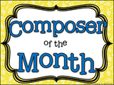Composer of the Month Benjamin Britten-Bulletin Board and Writing Projects