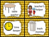 Classroom Jobs - Rock Star Theme