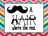 Your Behavior is a Big HAIRY Deal - Mustache Behavior Chart