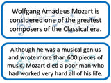 Mozart Composer of the Month (January) Bulletin Board
