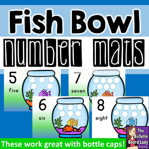 Fish Bowl Number Mats