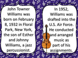 Composer of the Month John Williams -Bulletin Board and Writing Activities