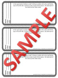 Exit Tickets Formative Assessments for Music Class-TREBLE CLEF PITCHES