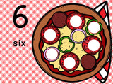 Pizza Number Mats