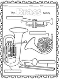 Instrument Coloring Sheets