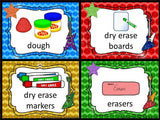 Supply Labels - Rock Star Theme