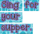 Treble Clef Lines and Spaces Bulletin Board - Cooking Theme