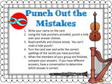Misspelled Instrument Punch Cards