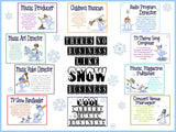 Snow Business Careers in Music Bulletin Board Kit