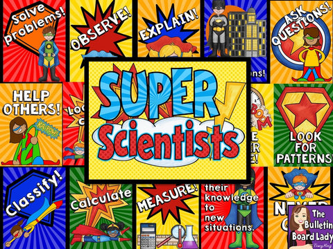 Super Scientists Bulletin Board