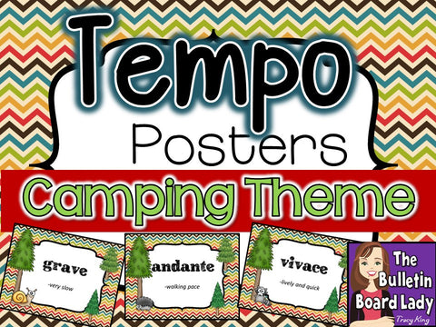 Tempo Posters - Camping Theme